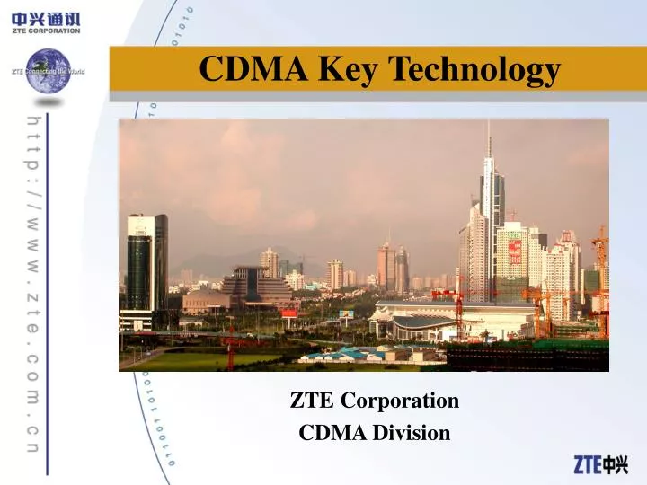 cdma key technology
