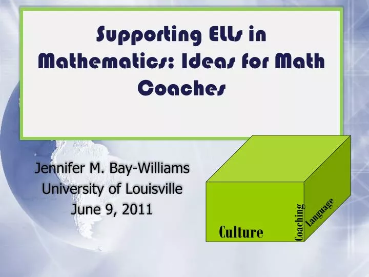 supporting ells in mathematics ideas for math coaches