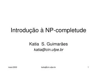 introdu o np completude