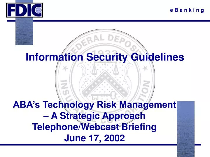 information security guidelines