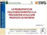 CENTRO STUDI NAZIONALE GILDA DEGLI INSEGNANTI - slide 1