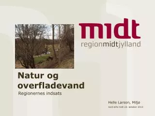natur og overfladevand