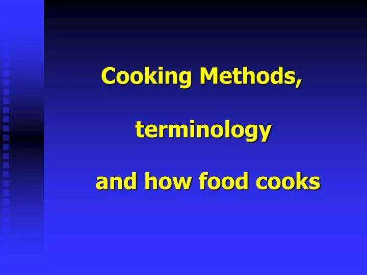 cooking methods