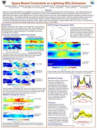 Space-Based Constraints on Lightning NOx Emissions