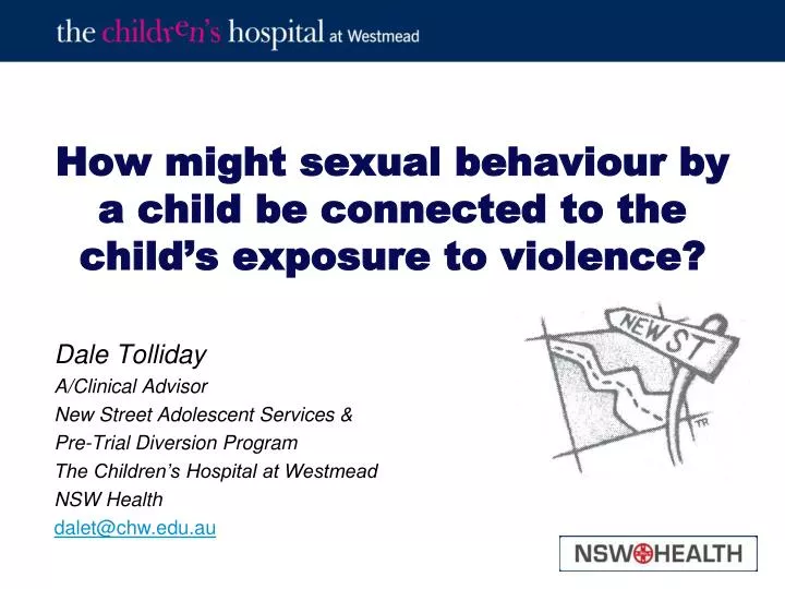 how might sexual behaviour by a child be connected to the child s exposure to violence
