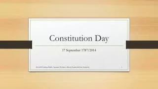 Constitution Day