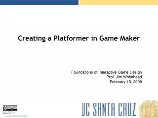 Creating a Platformer in Game Maker