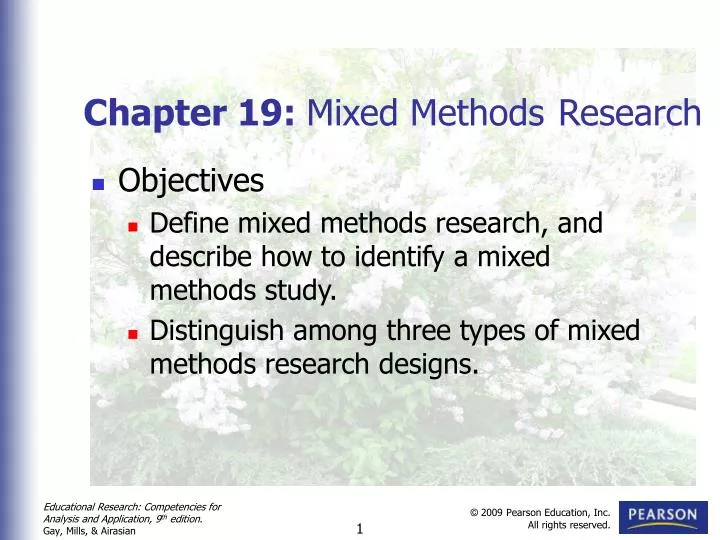 chapter 19 mixed methods research