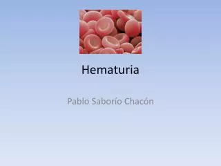 hematuria