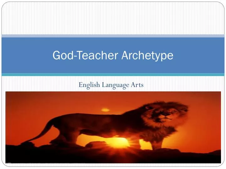 god teacher archetype