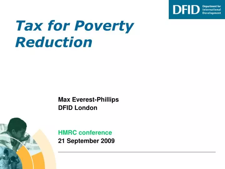tax for poverty reduction