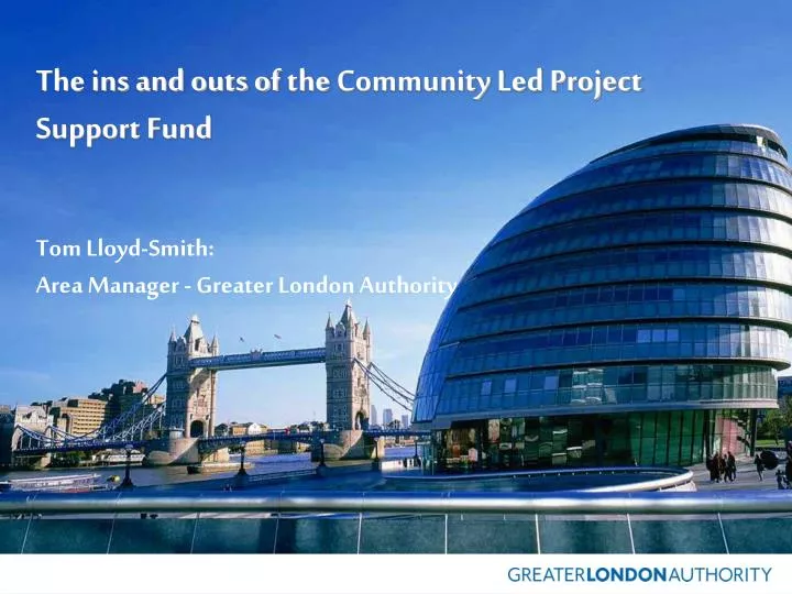 the ins and outs of the community led project support fund