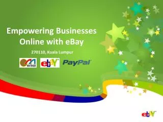 Empowering Businesses Online with eBay