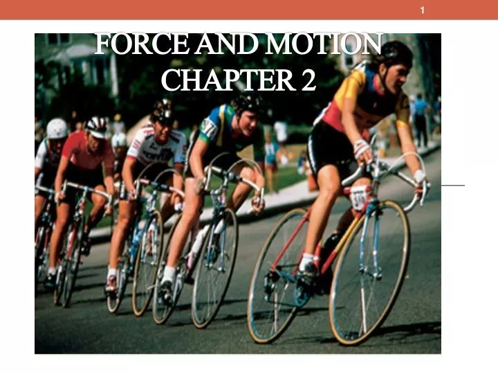 force and motion chapter 2