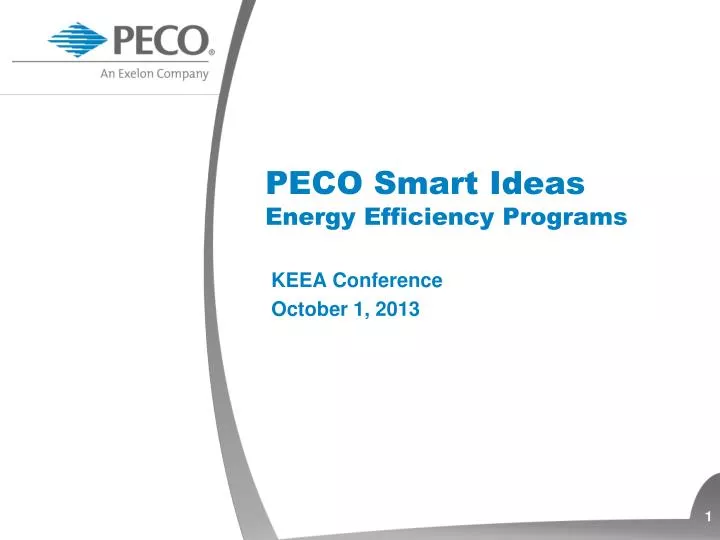 peco smart ideas energy efficiency programs