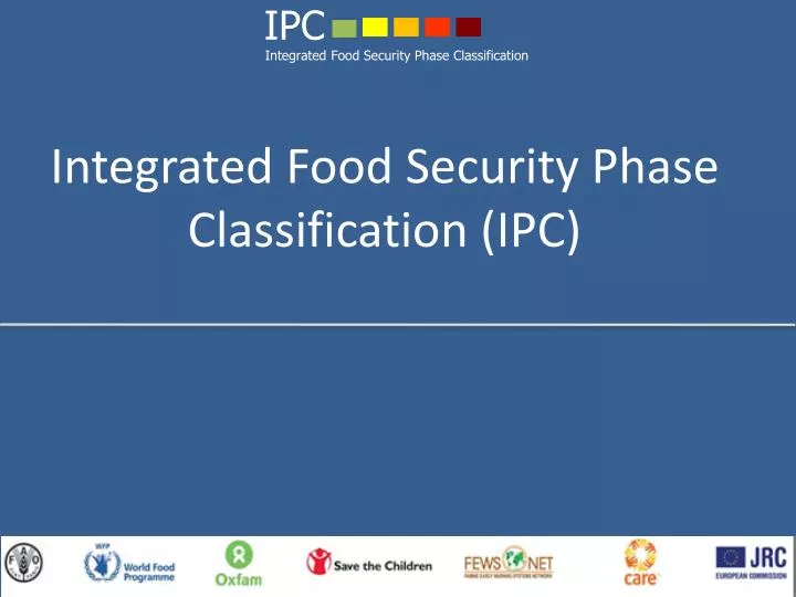 integrated food security phase classification ipc