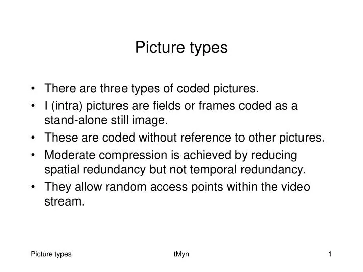 picture types