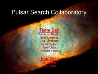 Pulsar Search Collaboratory