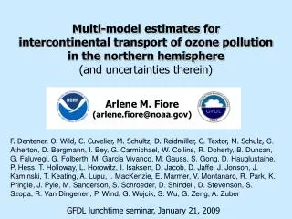 Multi-model estimates for intercontinental transport of ozone pollution