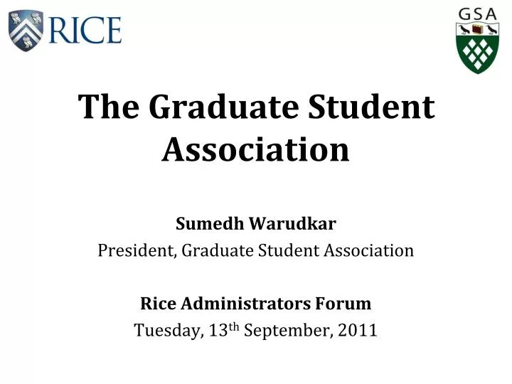 the graduate student association