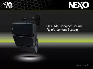 GEO M6 Compact Sound Reinforcement System