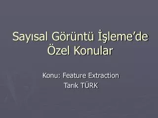 say sal g r nt leme de zel konular