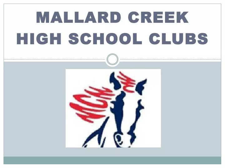 mallard creek high school club s