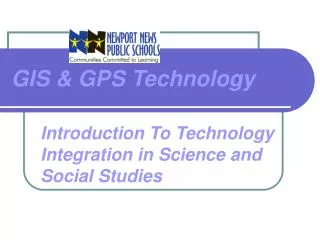 GIS &amp; GPS Technology