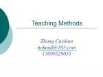 Teaching Methods - slide 1