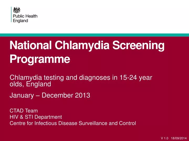 national chlamydia screening programme
