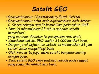 satelit geo