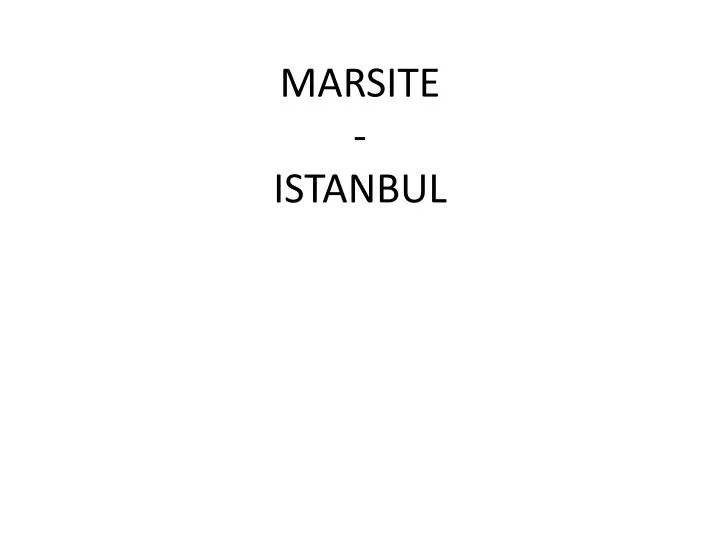 marsite istanbul