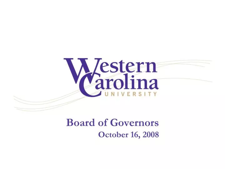 board of governors october 16 2008