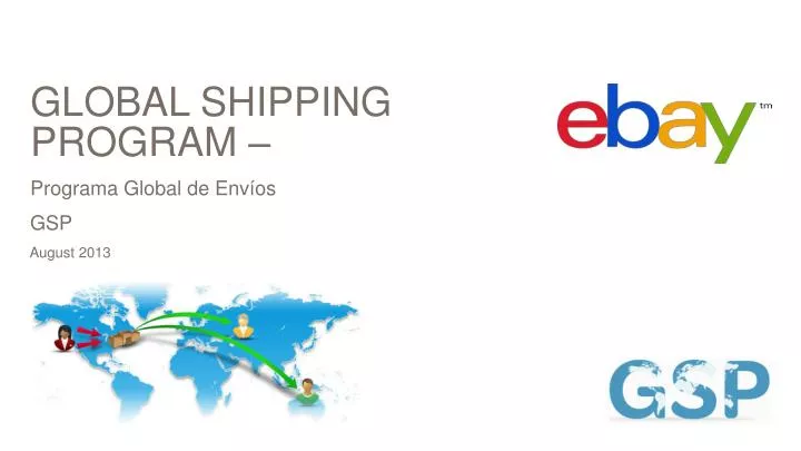 global shipping program programa global de env os
