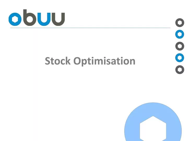 stock optimisation