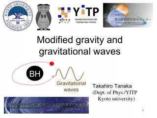 Modified gravity and gravitational waves