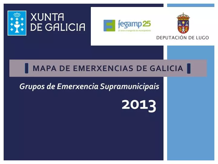 mapa de emerxencias de galicia