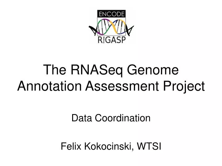 the rnaseq genome annotation assessment project