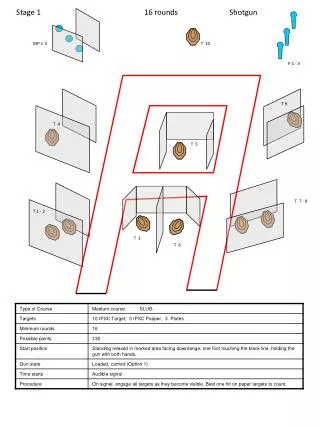 Stage 1 16 rounds Shotgun