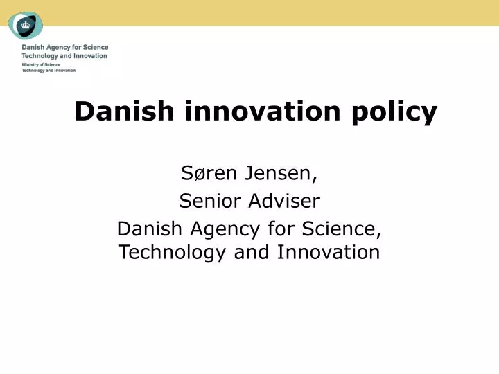 danish innovation policy