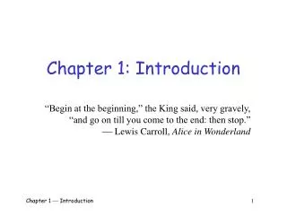 Chapter 1: Introduction