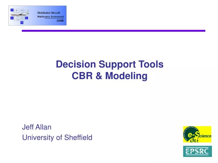 decision support tools cbr modeling