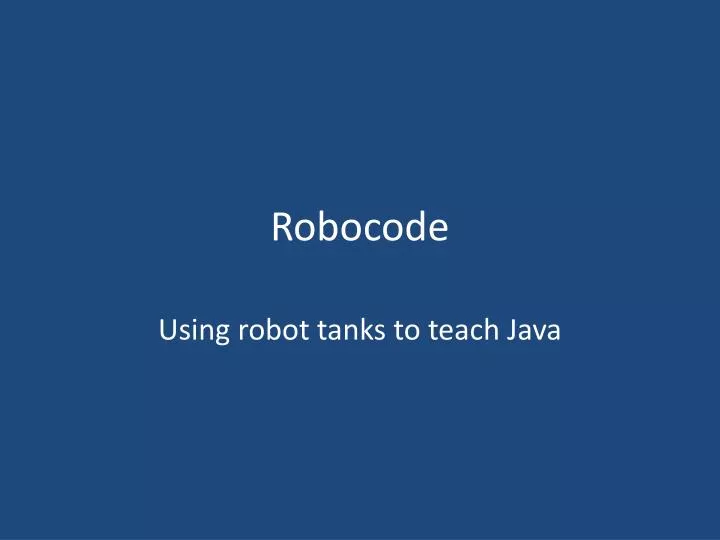 robocode