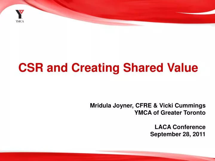 csr and creating shared value