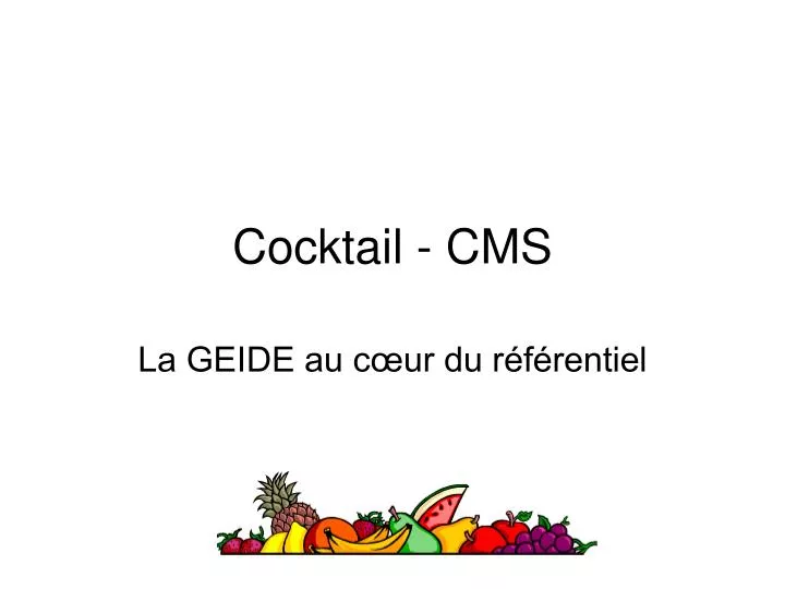 cocktail cms