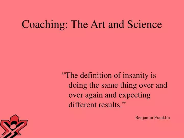 coaching the art and science