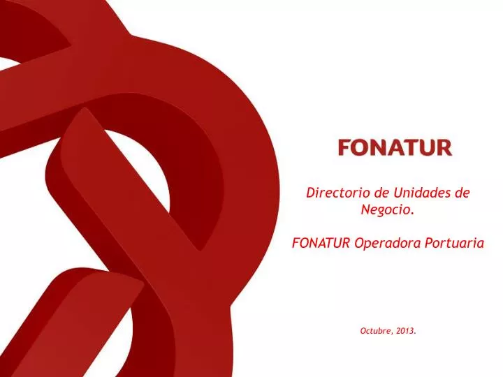 directorio de unidades de negocio fonatur operadora portuaria