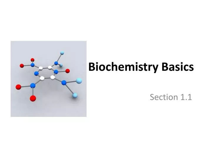 biochemistry basics