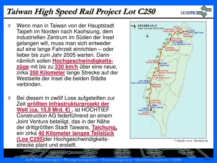 taiwan high speed rail project lot c250