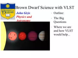 Brown Dwarf Science with VLST